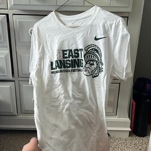 Student section football Tee Michigan state Nike